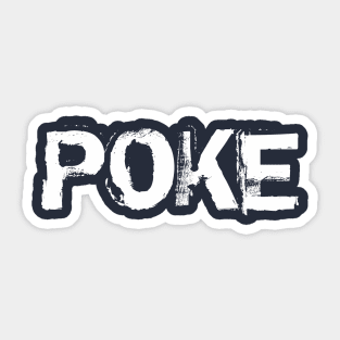 Poke me! Funny meme Sticker